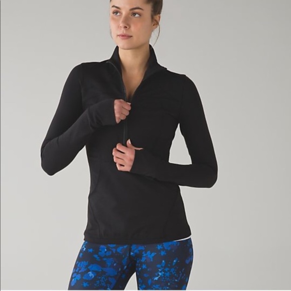 Lululemon Black Define 1/2 Zip Pullover